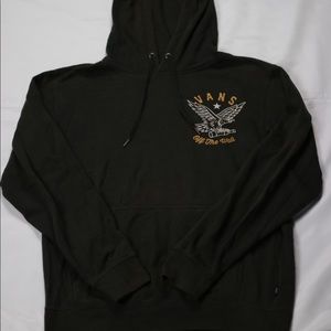 Vans hoodie, size small, black